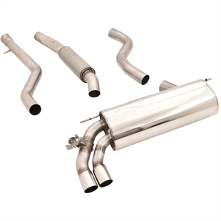 Friedrich Motorsport 76 mm Rustfrit Stålsystem BMW 3-Serie F30 Sedan